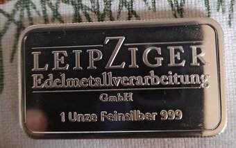 Stříbrné investiční slitky