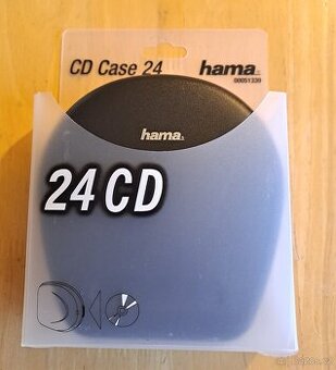 Pevné pouzdro na CD / DVD HAMA pro 24 CD nové, nepoužité