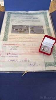 💎 PRSTEN ART DECO S PŘÍRODNÍM DIAMANTEM 2,13 ct