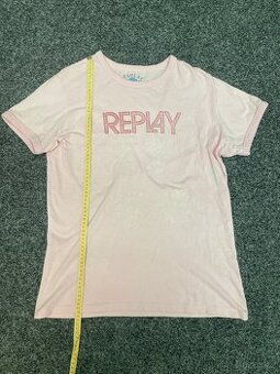 Replay Pink Logo Tee