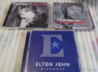 Cd - 2 cd - Streisand , Jackson , Elton John