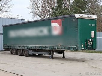 Schmitz SCB S3T, LOW DECK, TŘÍSTRANNÁ SHRNOVACÍ PLACHTA, NÁP