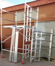 Profesionální hliníkové pojízdné lešení, věž