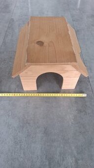 dřevěný domeček pro morče, zakrského králíka