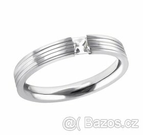 Prsten zirkon - chirurgická ocel 316l