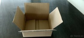 Krabice z hnědé třívrstvé lepenky, 149x111x52mm, nové