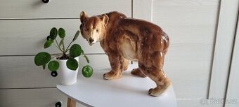 Porcelánová figura medvěda velká