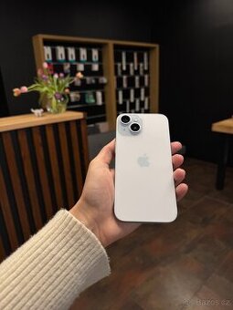 ZÁNOVNÍ APPLE IPHONE 15 128GB MODRÝ-BATERIE 100%-ZÁRUKA