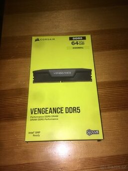 Nová RAM Corsair Vengeance DDR5, 64 Gb, 6400 Mhz, CL32