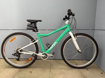 Podám dětské kolo WOOM 6, vel.26, Mint green,velmi zachovalé
