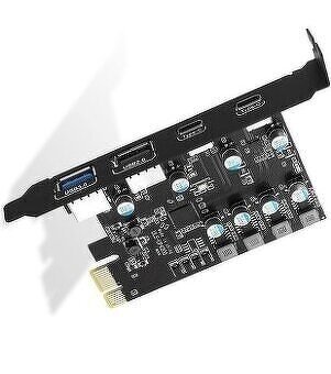 Karta USB 3.0 PCIE 2 Port USB A + 2 Port USB C - 1