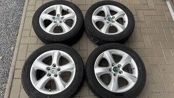Orig. Al kola Škoda 15" rozteč 5x100