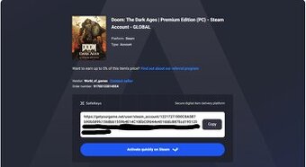 Doom: The Dark Ages | Premium Edice (PC) - samostatný účet