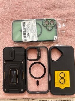 Kryty na iPhone 16 a sklo na zadní kameru