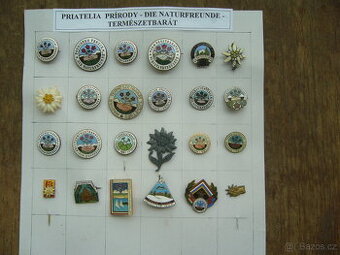 odznaky "Priatelia prírody - Natur Freunde"