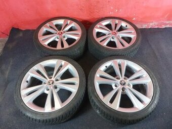 ALU disky 5x112 R18 se zimními pneu 225/40 R18