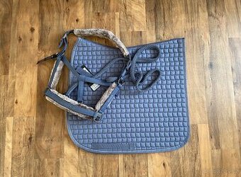 Podsedlova decka a ohlavka Eskadron Dove Blue