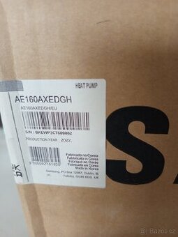 Nevyužité ještě nevybalené tepelné čerpadlo SAMSUNG AE160AXE
