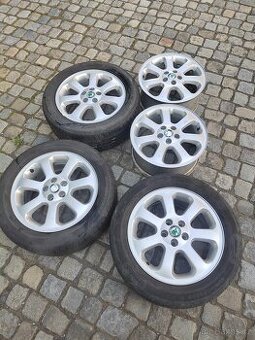 Prodám orig alu 16 škoda Octavia 1 5x100 ET 42 5ks