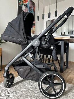 ✨ Stylový kočárek Cybex Balios S Lux – Moon Black (2022) ✨