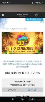 Vstupenky na festival 90