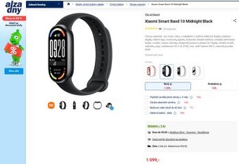 Netozbalené Xiaomi Smart Band 10 Midnight Black