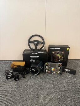 Prodám Thrustmaster dd set 2x volanty.