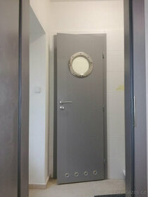 Moderní dveře BUNNY ROYSOL, kulaté okno, nové