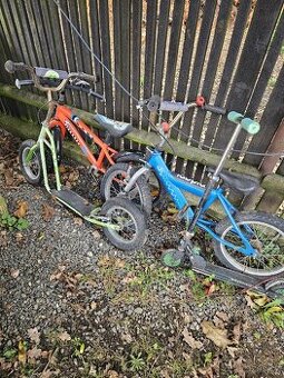 Nabízím kola a koloběžky