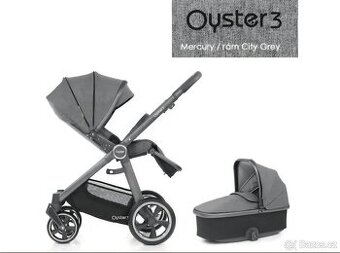 Kočárek Oyster 3 trojkombinace + prislusenstvi