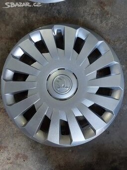 NOVÉ ORIGINÁLNÍ POKLICE (KRYTY KOL) ŠKODA vel. 16