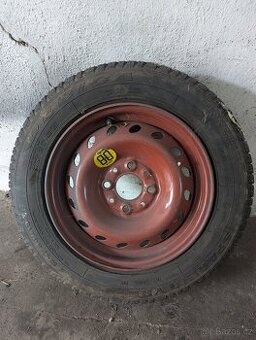 135/80 R13, otvor 58.1, ET33, Fiat panda dojezdove kolo