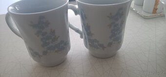 Vintage hrnečky pomněnky