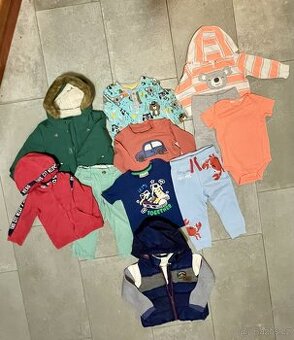 MIX-BUNDY,TEPLÁKY,BODY,MIKINY...-pro mimi 12 ks/vel.80-86