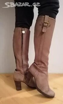 Kožené kozačky Geox New Vanity vel. 39