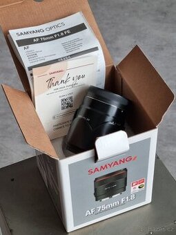 💣Samyang AF 75mm F1.8 Sony FE full frame