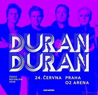 DURAN DURAN, VIP KLUBOVÉ PATRO, 24.6.2026 O2 ARENA