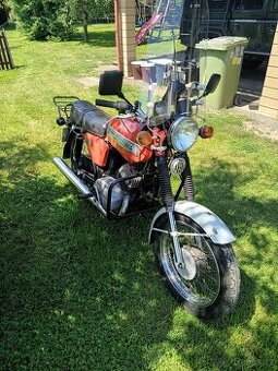 Jawa 350/634 se sajdou. GO