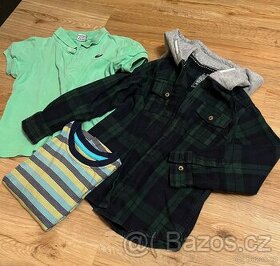 Prodám košili + polokošili Lacoste + tričko