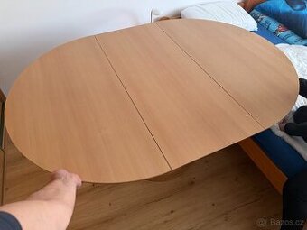 Jídelní stůl s centrální nohou (oválný)