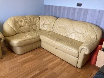 Kožený gauč/pohovka/sedačka