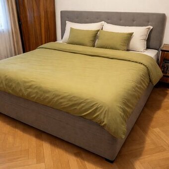 Postel 180×200 cm + matrace DUX – dovoz zdarma