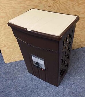 Koš na prádlo 60 L - velký - hnědý