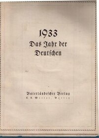Výpravná kniha: 1933 - Das Jahr der Deutschen