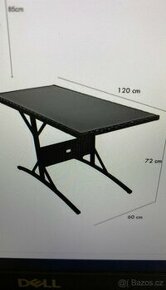 stůl -umělý ratan