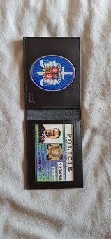 replika odznaku Kriminalni policie + odznacek SKPV na pin
