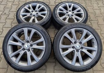 Alu kola originál Škoda Superb II 5x112 R17 Trifid