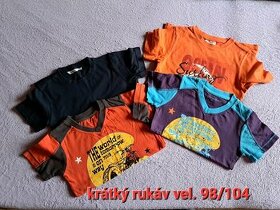 Trika krátký rukáv vel. 98/104