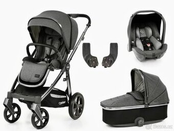 Kombinovaný kočárek OYSTER 3 4v1 Mercury/City black/fossil