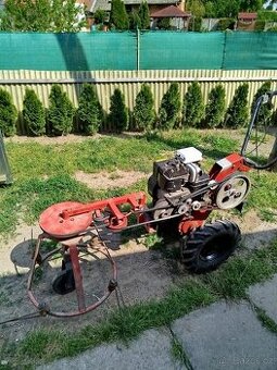 Kultivátor Mountfield, obraceč a bubnová sekačka